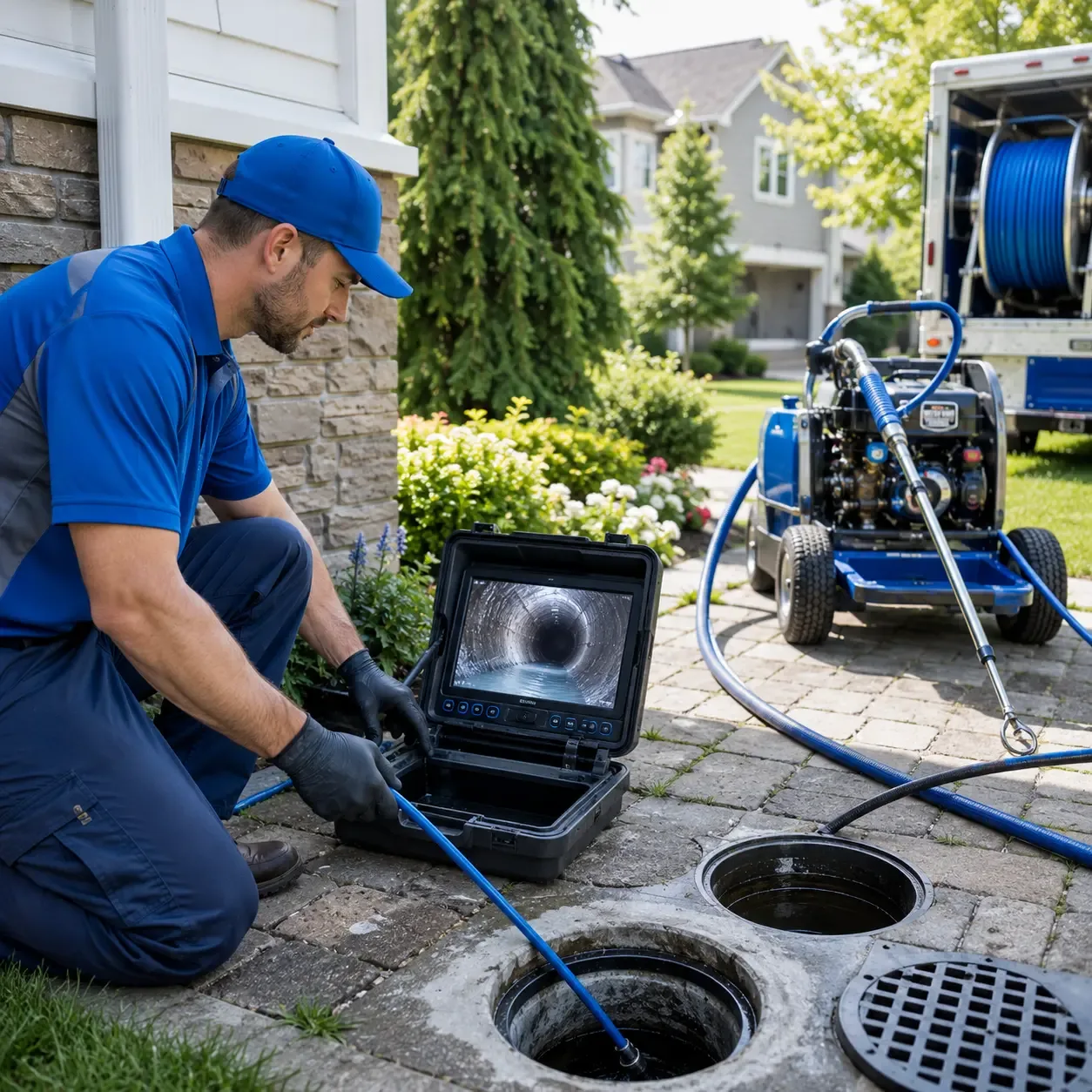 Outdoor drain cleaning professionals serving Naples, NY
